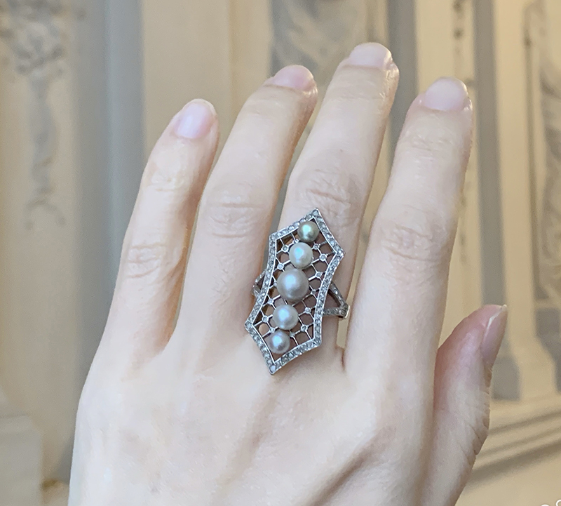 Antique Gallery Soleil アンティークジュエリー / 鑑定書付き マルチ